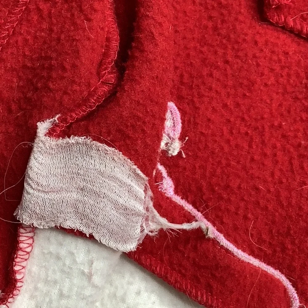 Polar Fleece Christmas Dog Hoodie